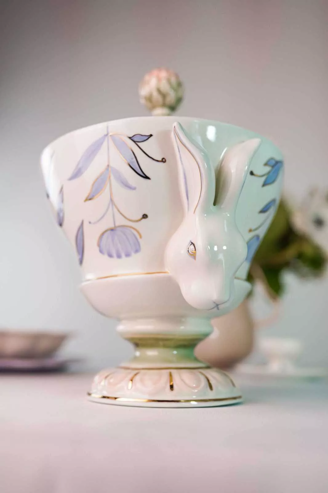 Конфетница "Кролик" Art-Hall Ceramics Spring Collection, размер 25х17 см (SP-01030013) - Фото nav 2