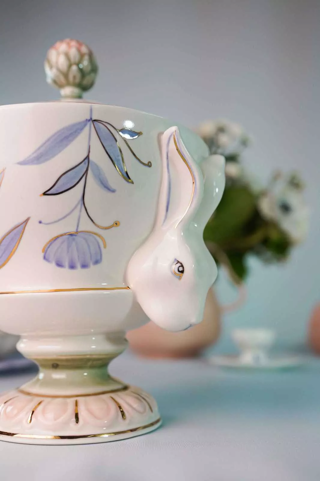 Конфетница "Кролик" Art-Hall Ceramics Spring Collection, размер 25х17 см (SP-01030013) - Фото nav 3