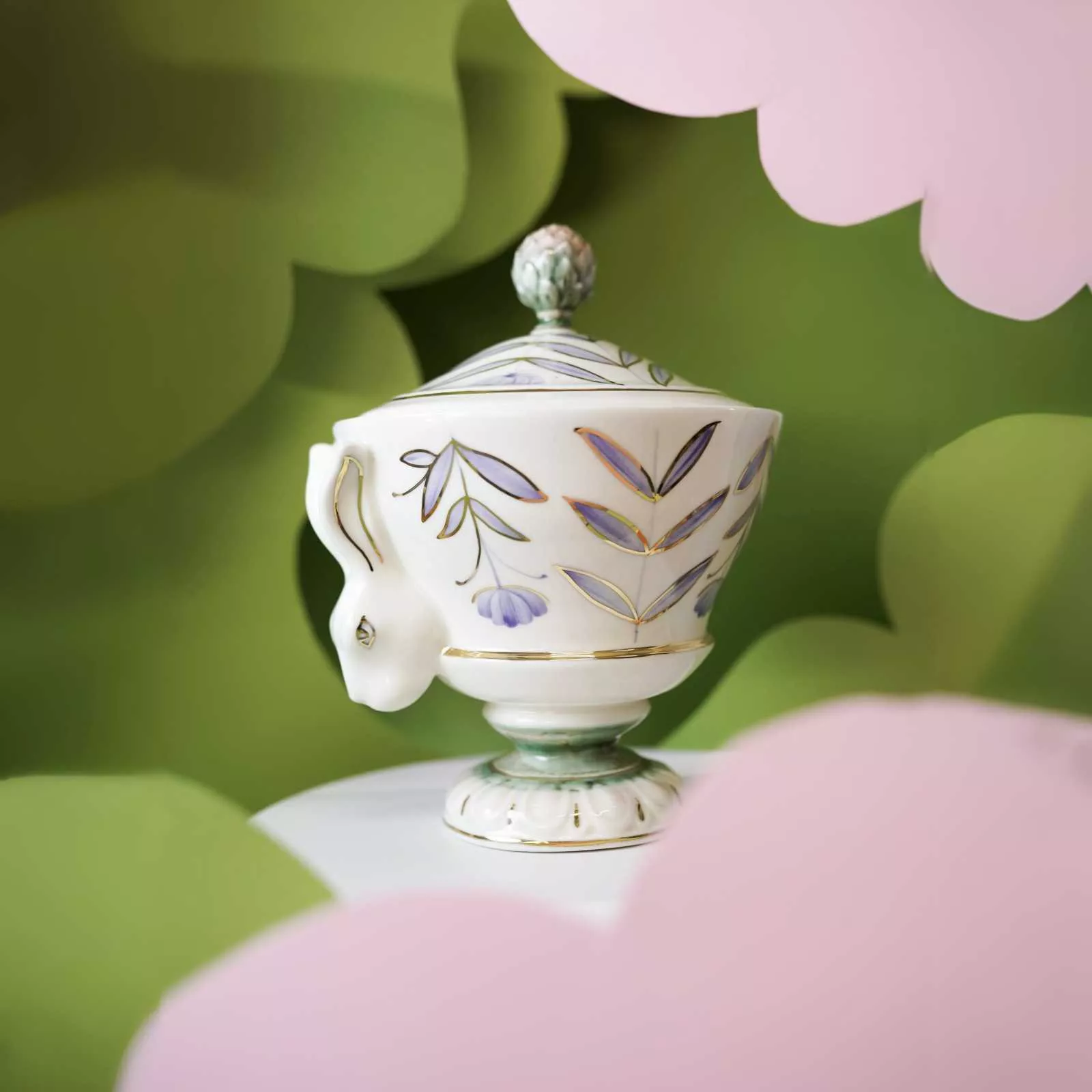 Конфетница "Кролик" Art-Hall Ceramics Spring Collection, размер 25х17 см (SP-01030013) - Фото nav 5