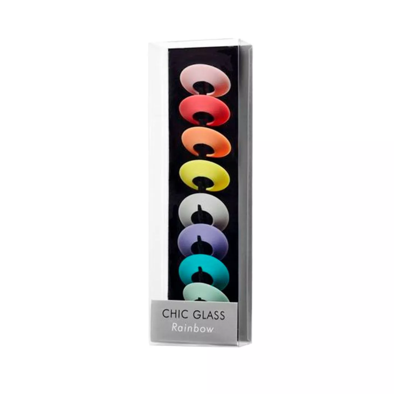 Маркеры для бокалов разноцветные L`atelier Du Vin Chic Glass Rainbow (095485-2) - Фото nav 2