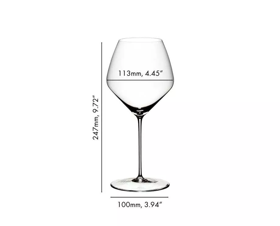 Набор бокалов для красного вина Riedel Veloce Pinot Noir, объем 0,768 л, 2 шт (6330/07) - Фото nav 3