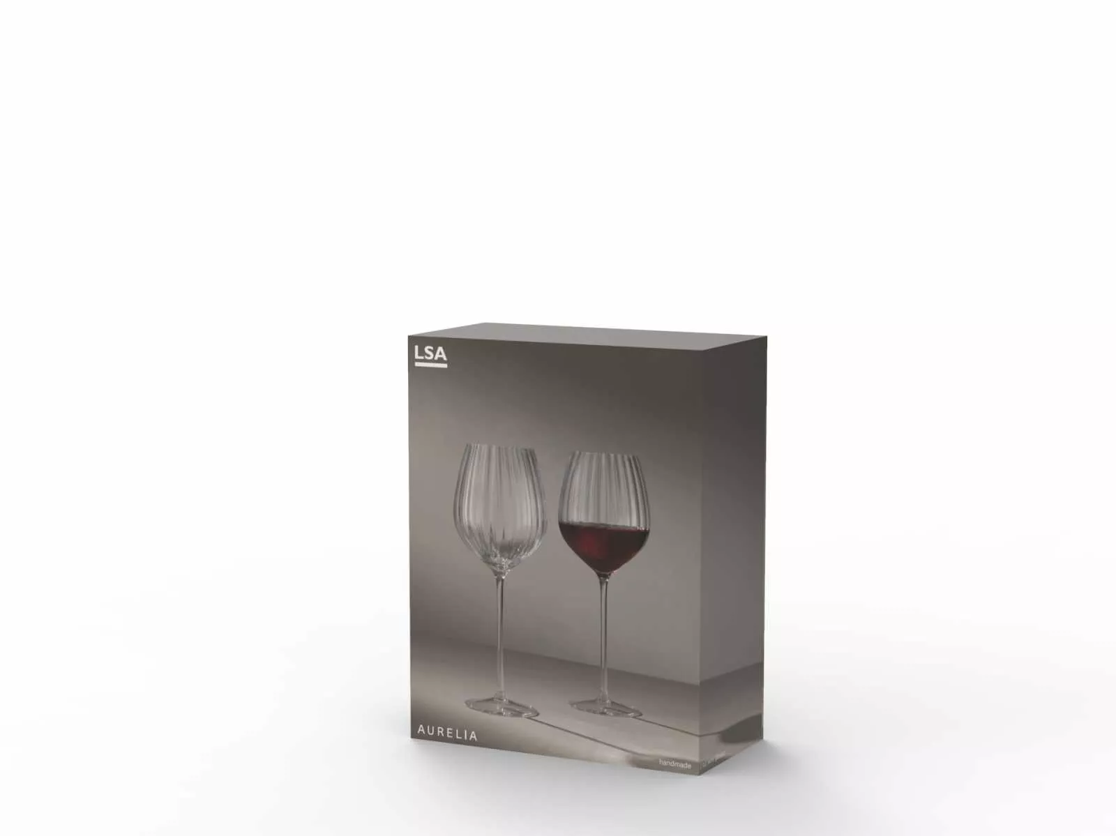 Набір келихів для червоного вина LSA Aurelia Clear, об'єм 0,66 л, 2 шт (G845-21-776B) - Фото nav 3