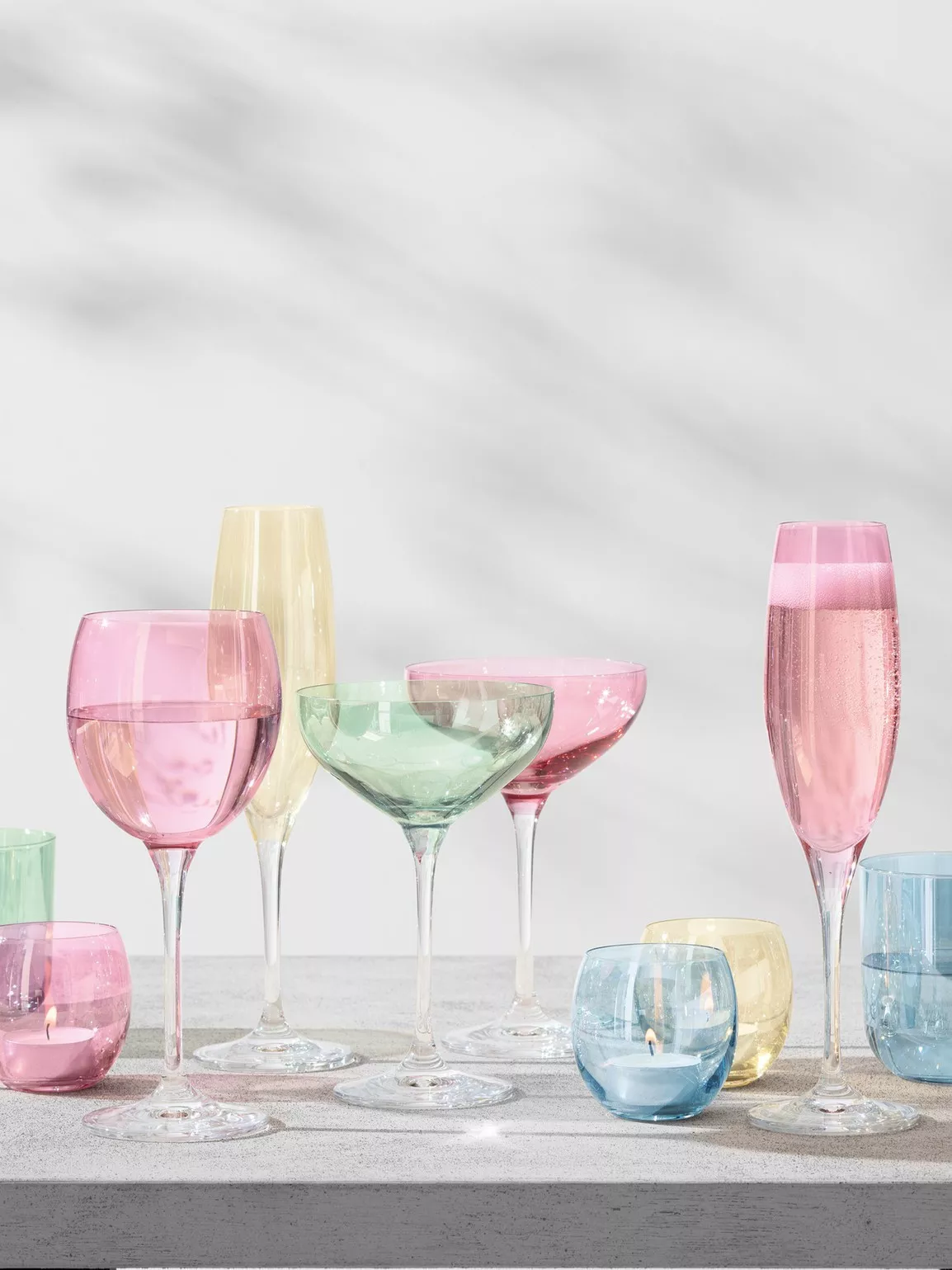 Набор бокалов для шампанского LSA Polka, объем 0,225 л, 4 шт (G978-08-294) - Фото nav 3