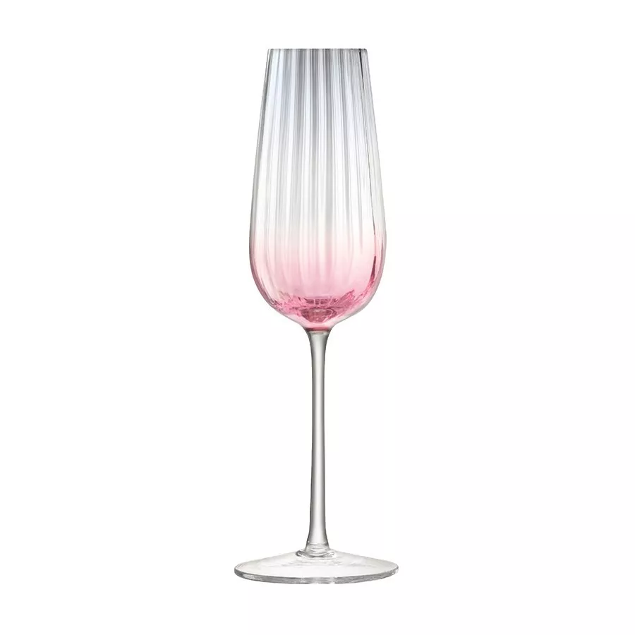 Набор бокалов для шампанского LSA Dusk Pink/Grey, объем 0,25 л, 2 шт (G1332-09-152) - Фото nav 2