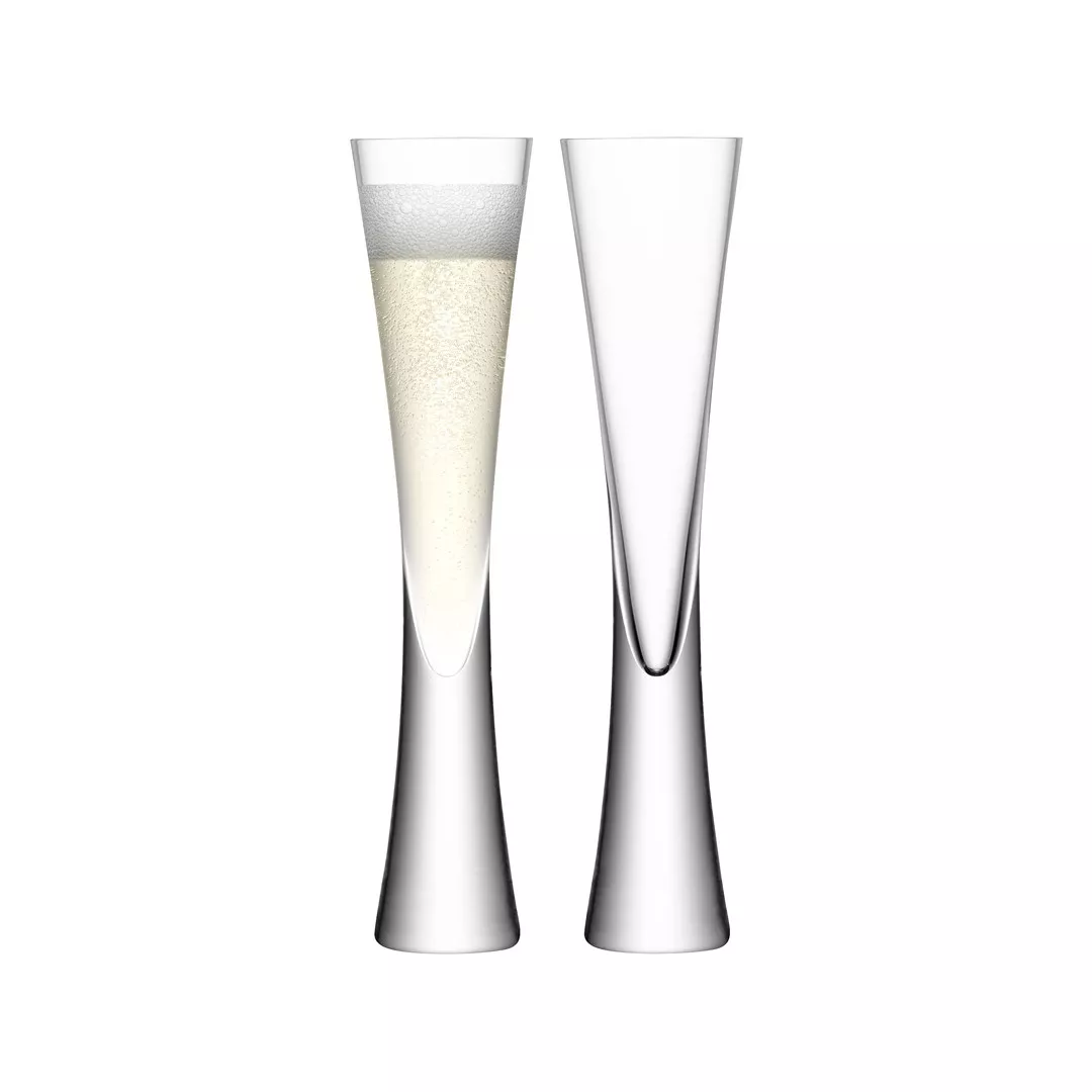 Набор бокалов для  шампанского LSA Moya Clear,объем 170 мл, 2 шт (G474-04-985) - Фото nav 1