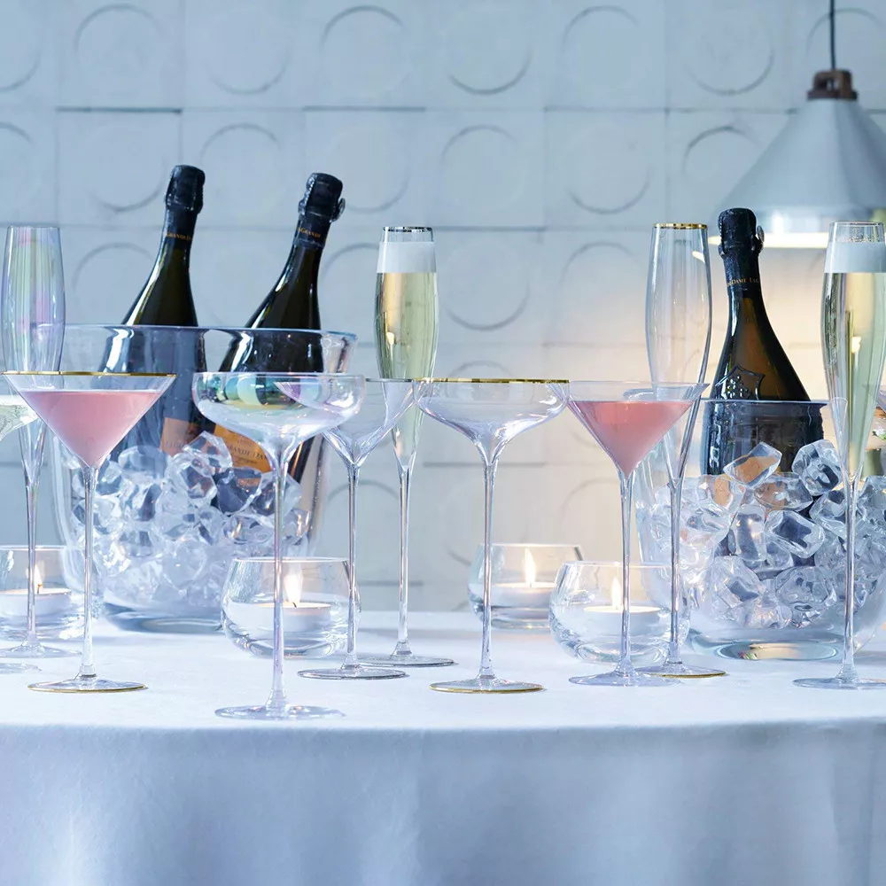 Набор бокалов для шампанского LSA Savoy, объем 0,25 л, 2 шт (G245-09-301) - Фото nav 4