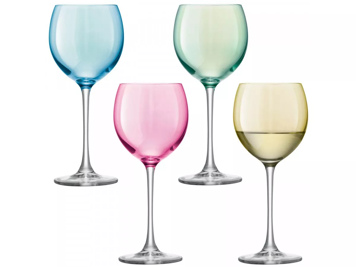 Набор бокалов для вина LSA POLKA, объем 0,4 л, 4шт (G932-14-294) - Фото nav 1