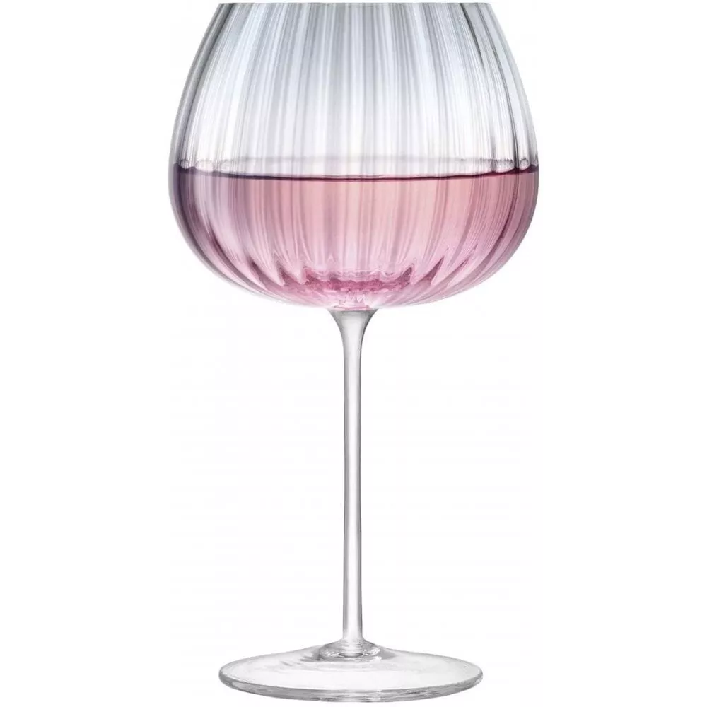 Набор бокалов для вина LSA Dusk Pink/Grey, объем 0,65 л, 2 шт (G1443-23-152) - Фото nav 1