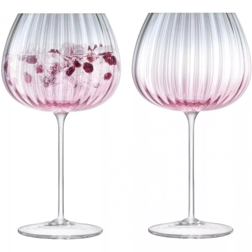 Набір келихів для вина LSA Dusk Pink/Grey, об'єм 0,65 л, 2 шт (G1443-23-152) - Фото nav 2