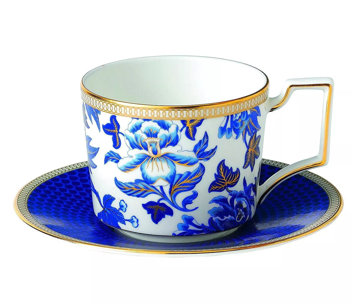 Чашка для чая 0,22 л с блюдцем Wedgwood Hibiscus (40003900) - Фото nav 2