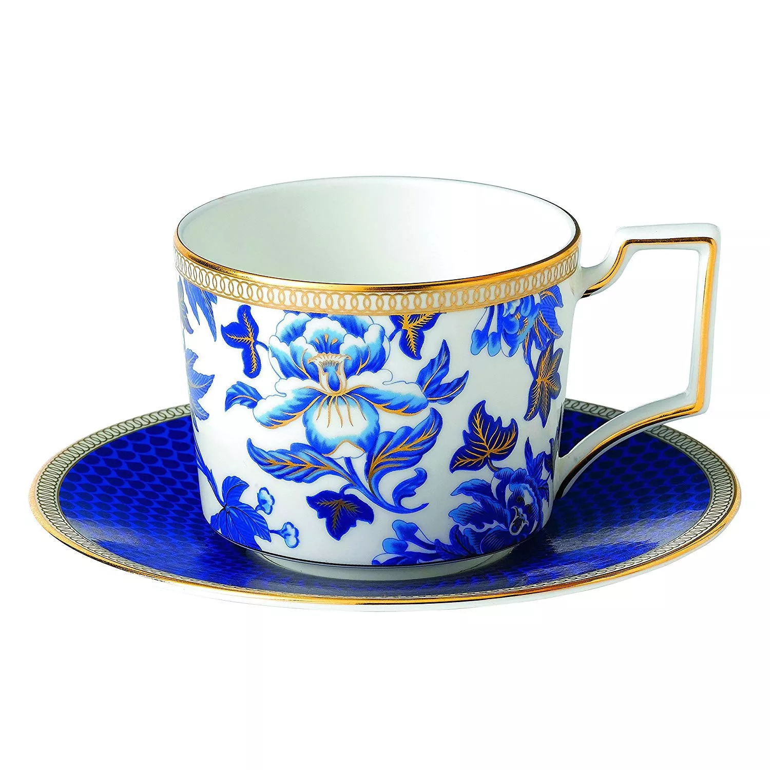 Чашка для чая 0,22 л с блюдцем Wedgwood Hibiscus (40003900) - Фото nav 1