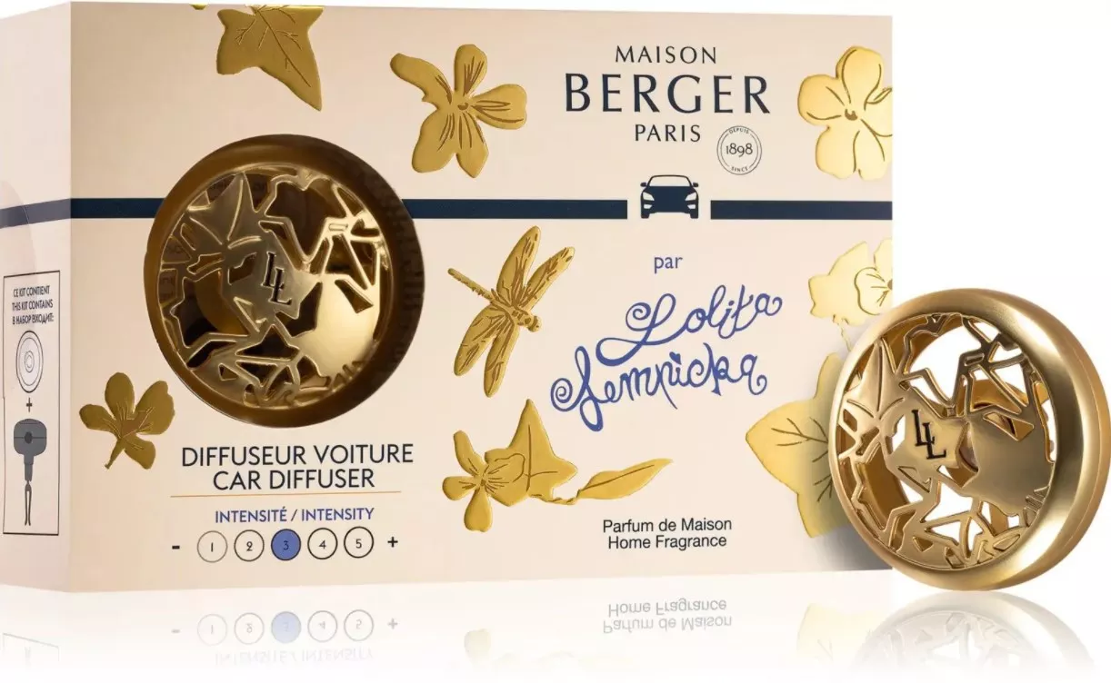 Diffuseur voiture Lolita Lempicka Or Satiné - Maison Berger • Maison Berger  Paris