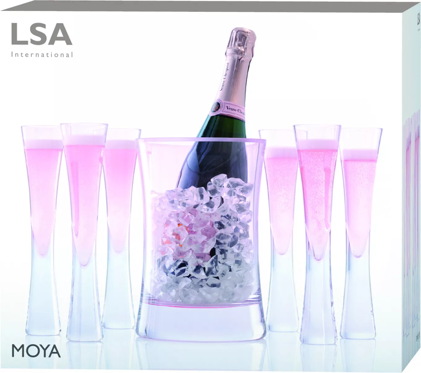 Набор для шампанского LSA Moya, объем 0,17 л, 7 пр (G1372-00-436) - Фото nav 3