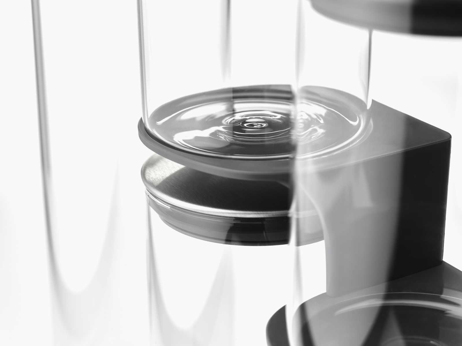 Набор емкостей для хранения с подставкой Joseph Joseph PODIUM 100, 5 предметов, прозрачный с черным (95035) - Фото nav 4