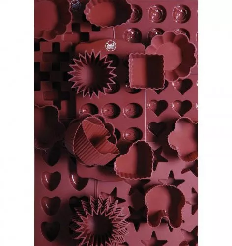 Набір форм силіконових заєць 6 шт Sambonet Gadgets Silicone Red  (51595-37) - Фото nav 2