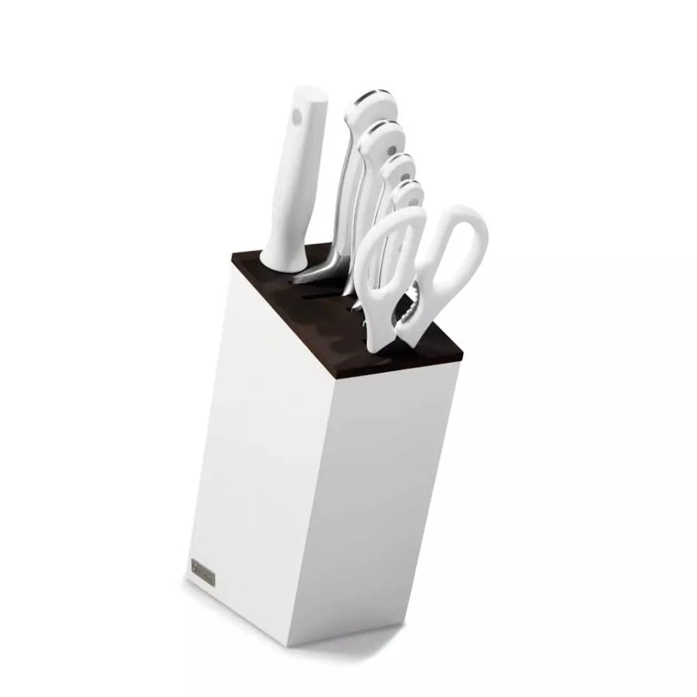 Набір ножів (4 шт) з блоком Wuesthof CLASSIC WHITE 7 пр (1090270601) - Фото nav 1