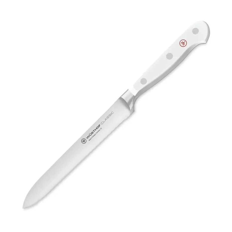 Набор ножей (4 шт) с блоком Wuesthof CLASSIC WHITE 7 пр (1090270601) - Фото nav 6