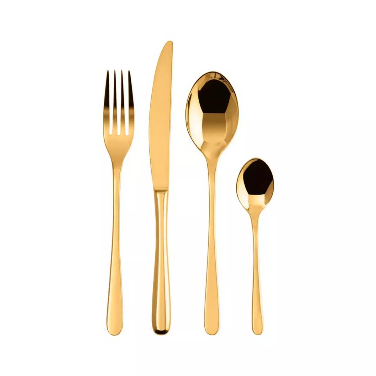 Набор столовых приборов Sambonet Taste GOLD MIRROR, 24 предмета, на 6 персон (52553G81) - Фото nav 1