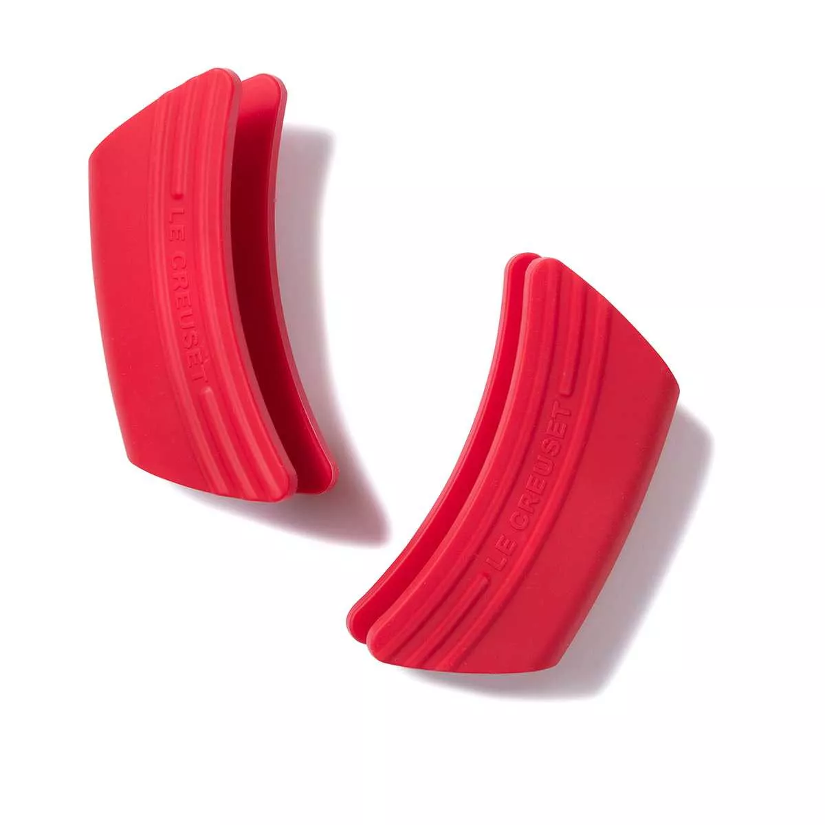 Набор прихваток для ручек силиконовых Le Creuset Cherry Red, 2 шт (93010300060000) - Фото nav 2