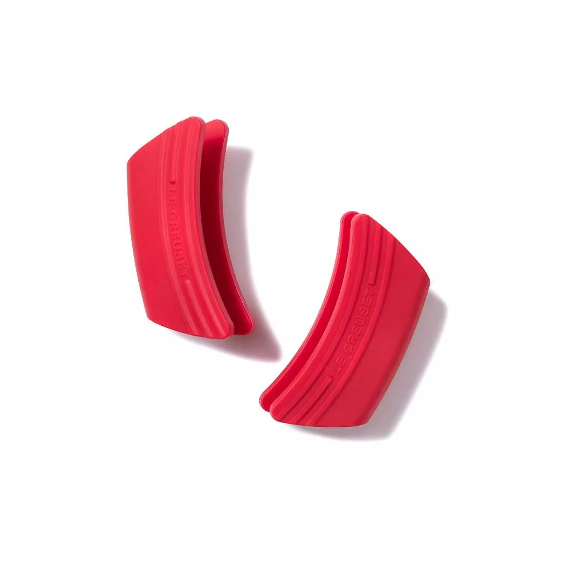 Набор прихваток для ручек силиконовых Le Creuset Cherry Red, 2 шт (93010300060000) - Фото nav 1
