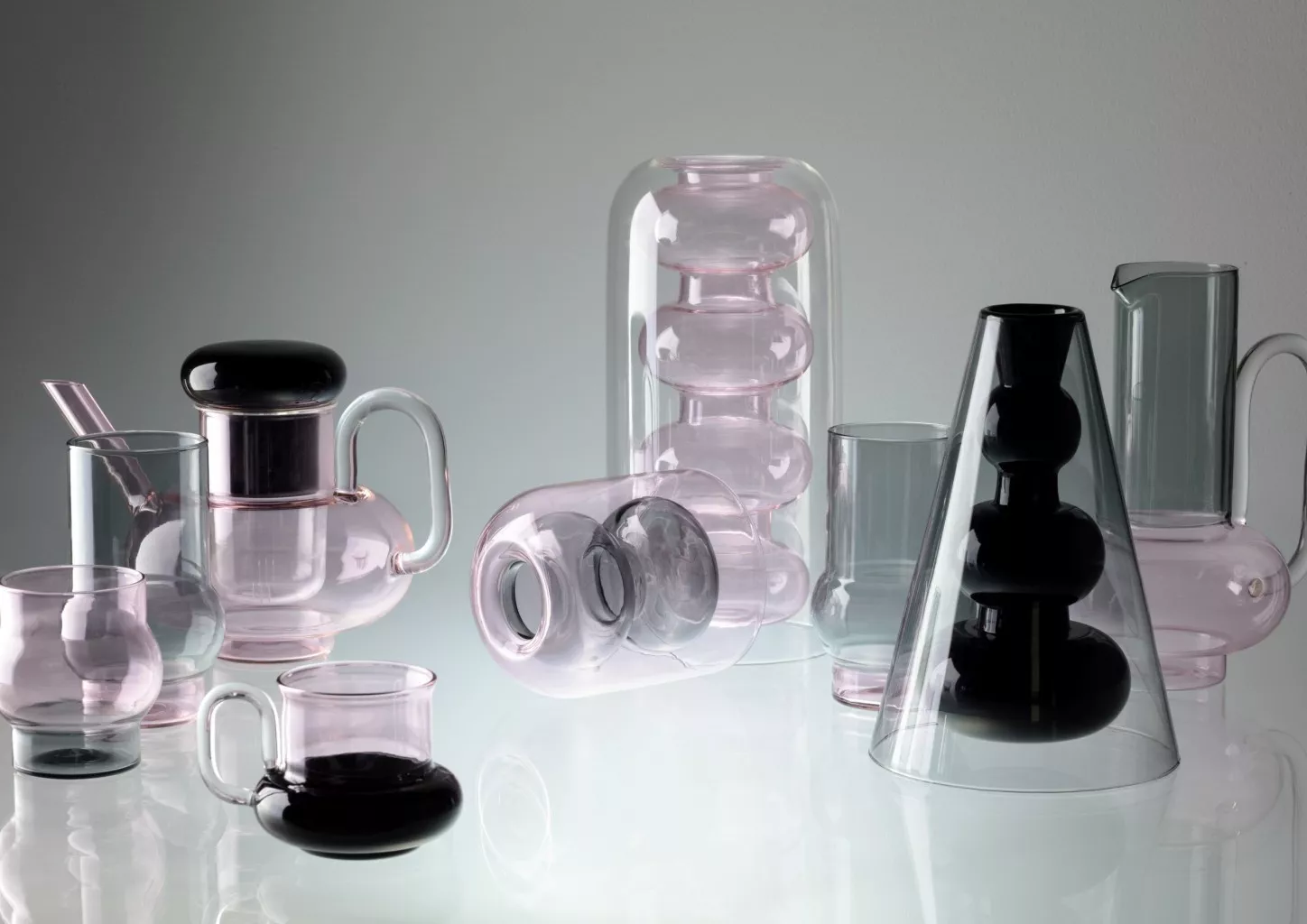 Набір склянок 14 см, 2 шт Tom Dixon Bump (BPTG01) - Фото nav 12