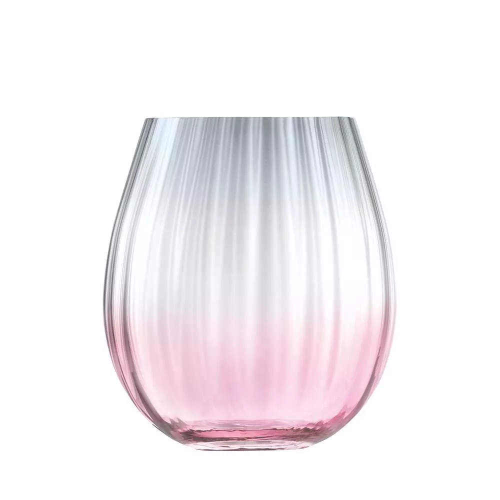 Набор бокалов универсальных LSA Dusk Pink/Grey, объем 0,42 л, 2 шт (G1331-15-152) - Фото nav 1