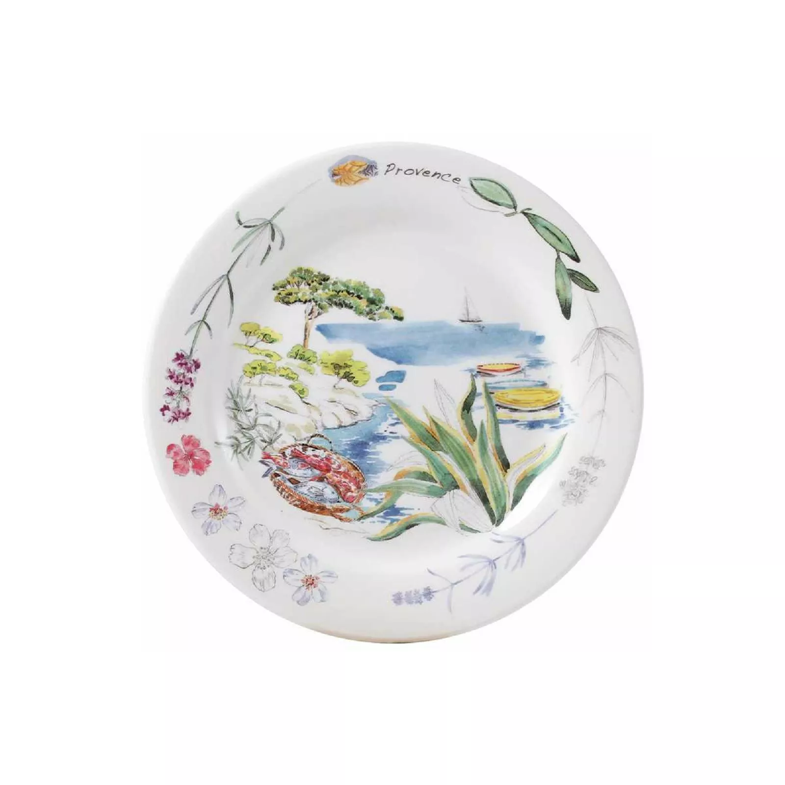 Набор тарелок Gien Provence, диаметр 16,5 см, 4 шт  (1774B4MX50) - Фото nav 2
