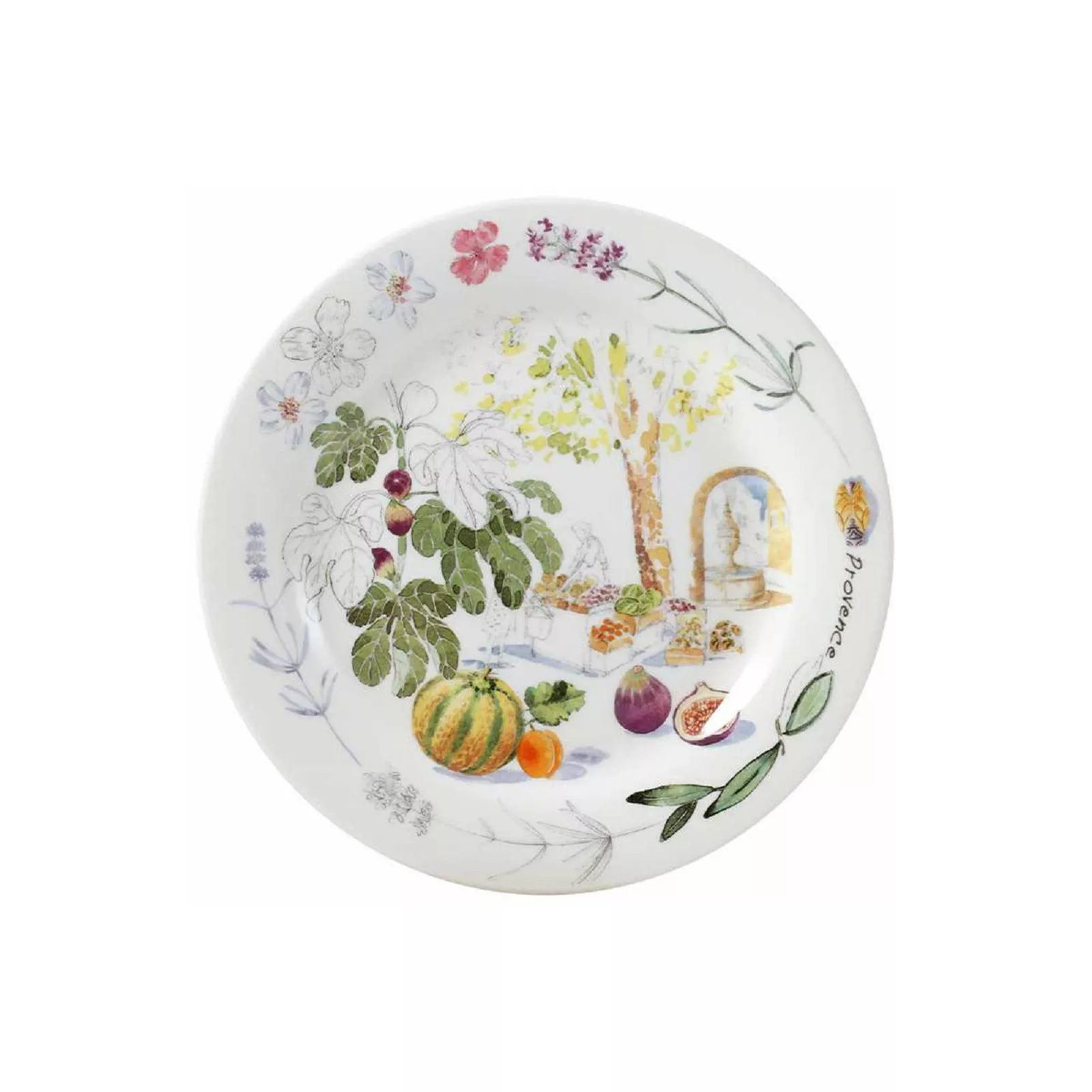Набор тарелок Gien Provence, диаметр 16,5 см, 4 шт  (1774B4MX50) - Фото nav 3