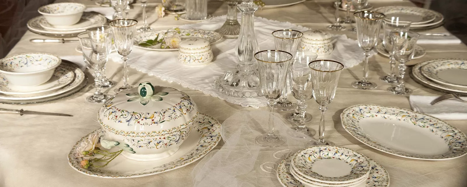 Набор тарелок десертных Gien Toscana, диаметр 23,2 см, 4 шт  (1457B4AB26) - Фото nav 4