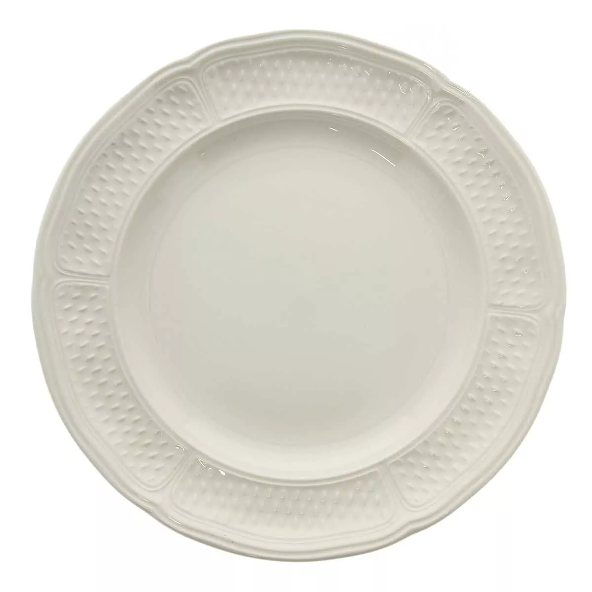Набор тарелок десертных Gien Pont Aux Choux Blanc, диаметр 23,2 см, 4 шт (1151B4AB34) - Фото nav 2
