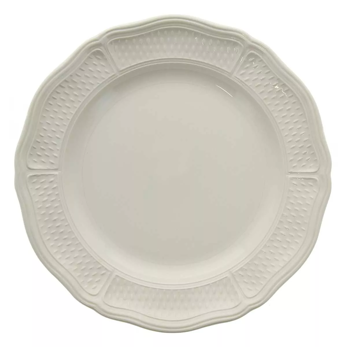 Набор тарелок обеденных Gien Pont Aux Choux Blanc, диаметр 27,5 см, 4 шт (1151B4A434) - Фото nav 2