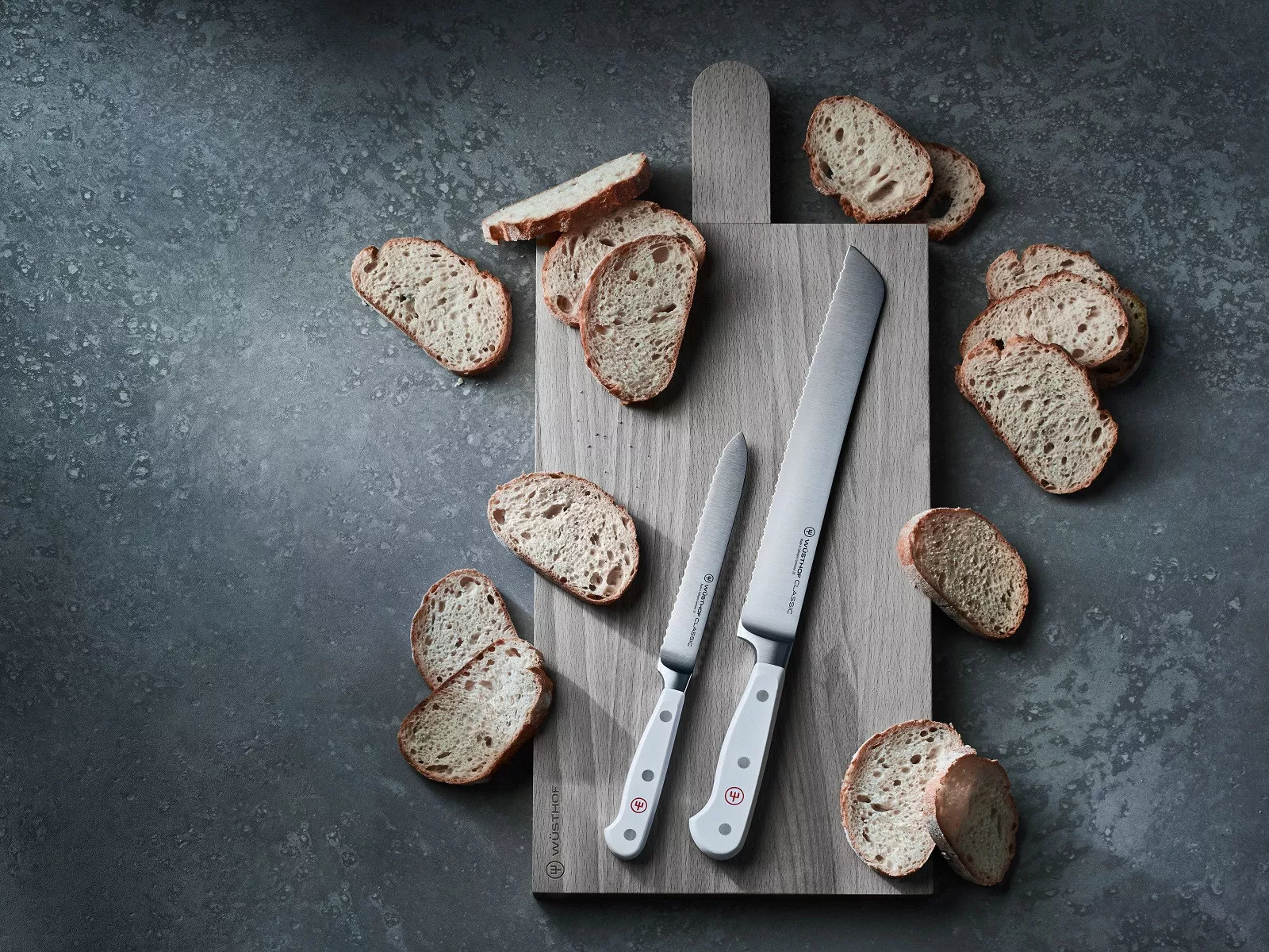 Нож для хлеба 23 см Wuesthof Classic White (1040201123) - Фото nav 5