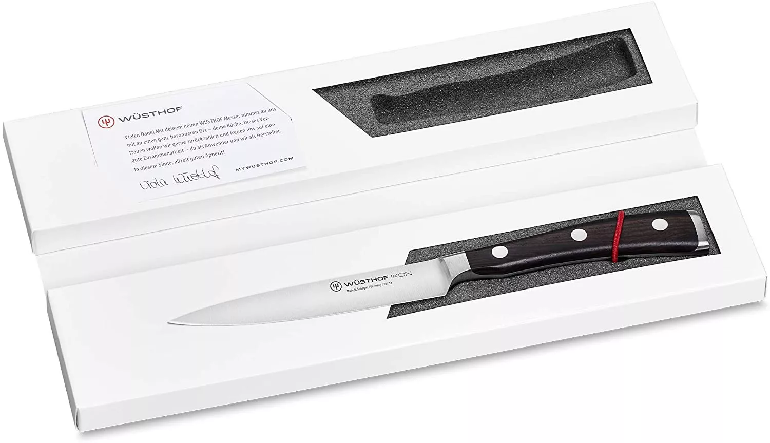 Нож универсальный 12 см Wuesthof Ikon (1010530412) - Фото nav 6