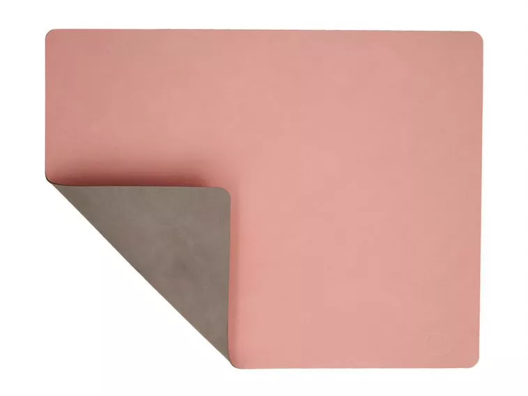 Подставка под тарелку двусторонняя Linddna Nupo Rose/Light Grey, размер 35х45 см (98324) - Фото nav 1