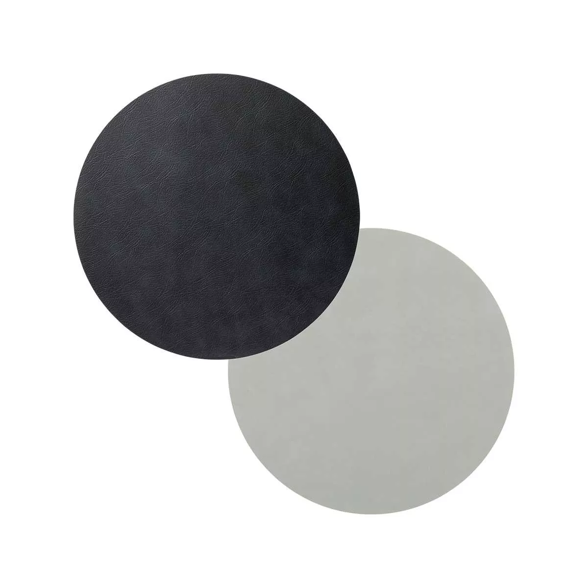 Подставка под тарелку круглая двусторонняя Linddna Cloud/Nupo Black/Metallic, диаметр 40 см (981898) - Фото nav 1