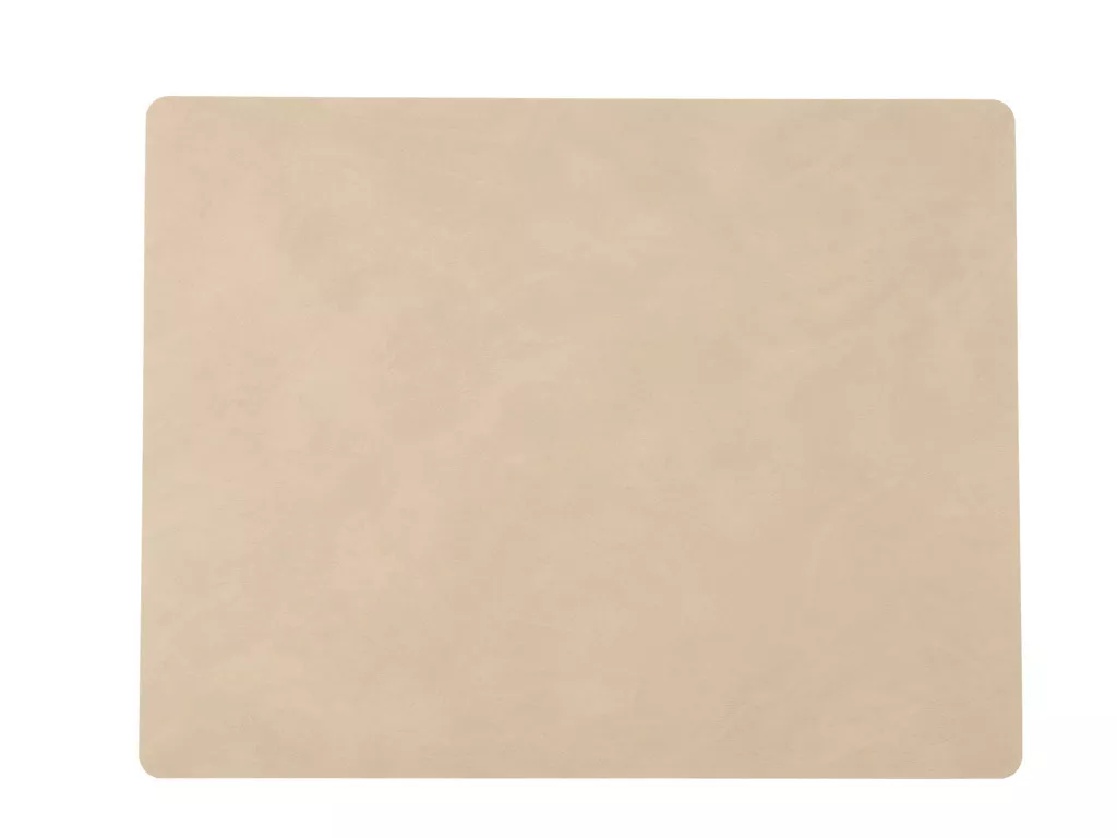 Подставка под тарелку прямоугольная Linddna Nupo Sand, размер 35х45 см (981171) - Фото nav 1