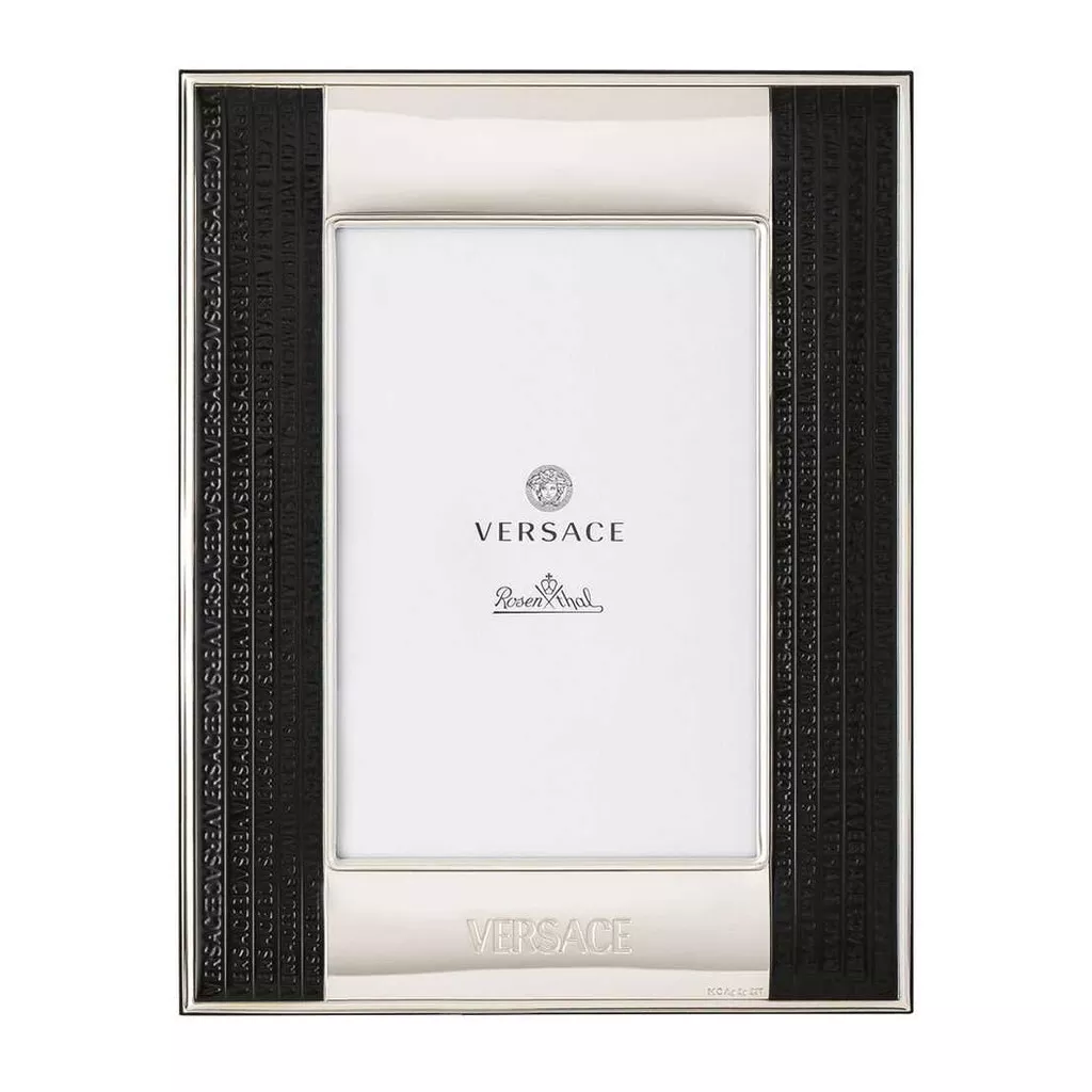 Рамка для фотографий Rosenthal Versace Black/Silver, размер 10х15 см (69195-321635-05731) - Фото nav 1