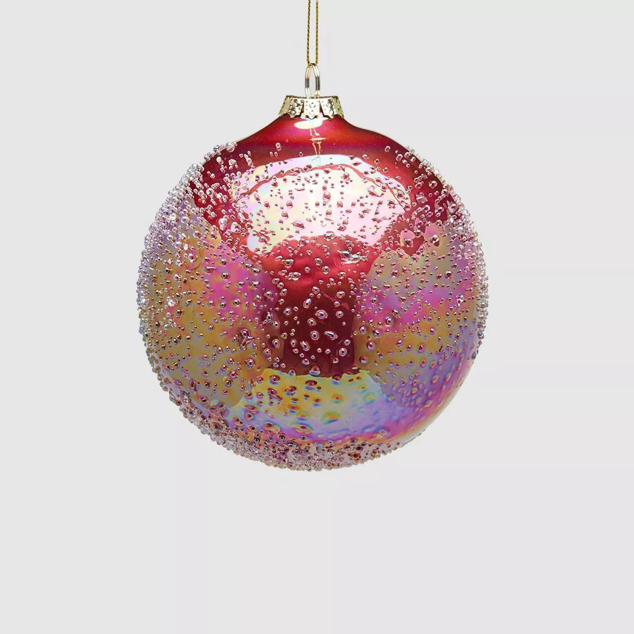 Куля скляна з мікро бульбашками 12 см EDG (683334,69) - Фото nav 1