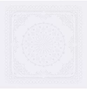 Скатерть Garnier Thiebaut Eloise Diamant, размер 244x244 см (24640) - Фото nav 2