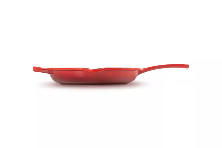Сковорода чугунная Le Creuset Cast Iron Cherry Red, диаметр 23 см (20182230600422) - Фото nav 4