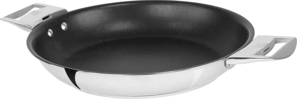 Сковорода антипригарная Cristel Casteline Amovible Steel/Black, диаметр 26 см (P26QMPE) - Фото nav 2