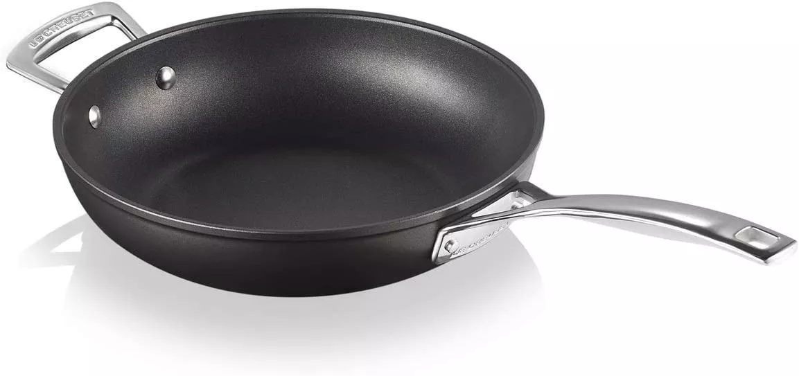 Сковорода глубокая антипригарная Le Creuset Tns & Cast Alu Black, диаметр 26 см (51101260010202) - Фото nav 2
