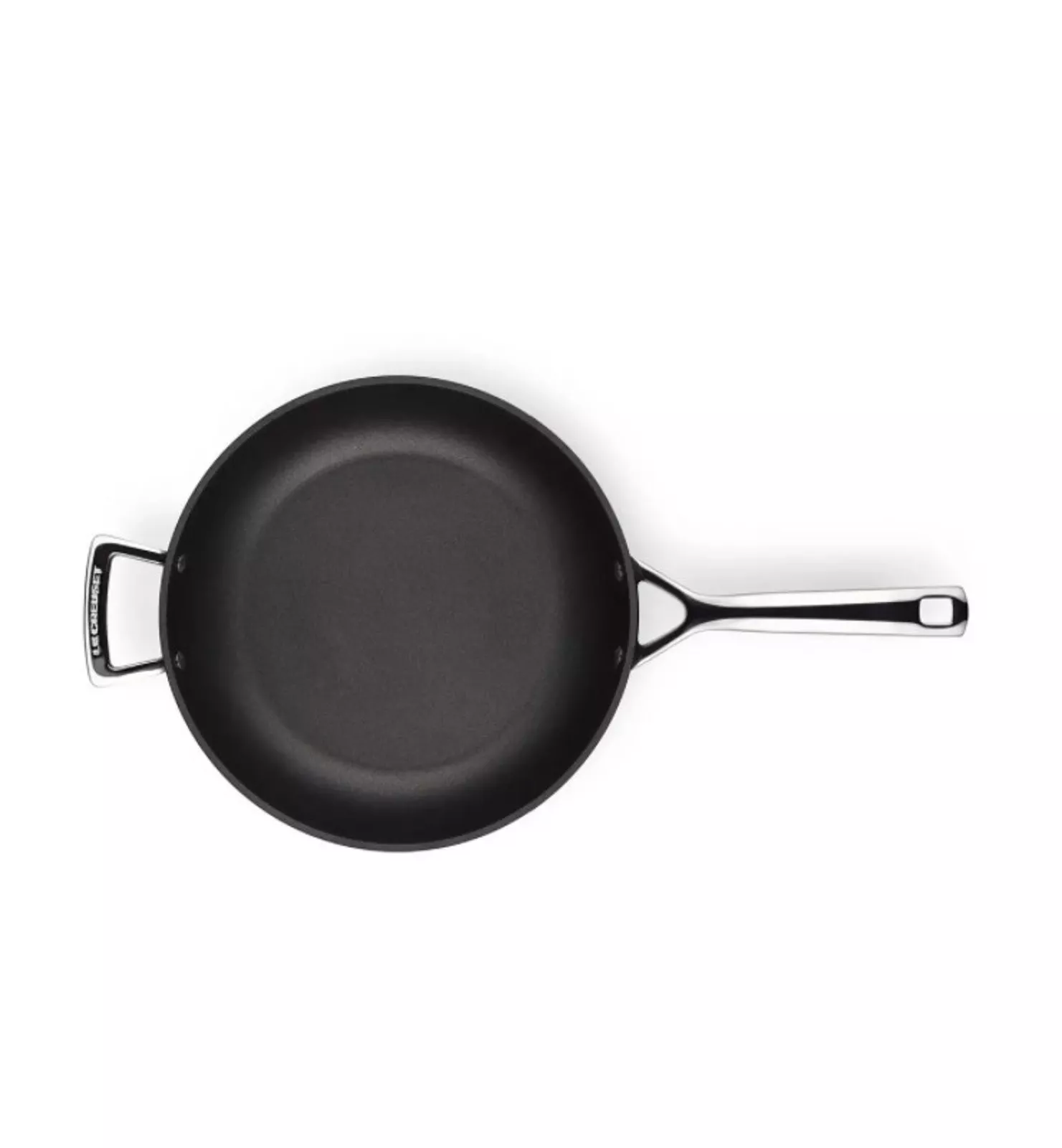 Сковорода глибока антипригарна Le Creuset Tns & Cast Alu Black, діаметр 28 см (51101280010202) - Фото nav 4
