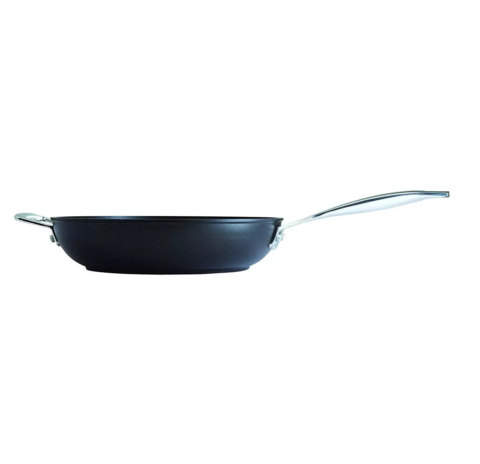 Сковорода глубокая антипригарная Le Creuset TNS&Cast Alu Black, диаметр 30 см (51101300010202) - Фото nav 3