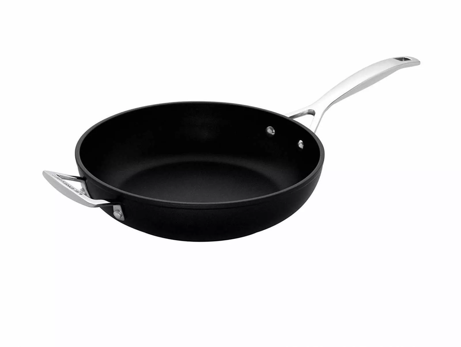 Сковорода глубокая антипригарная Le Creuset TNS&Cast Alu Black, диаметр 30 см (51101300010202) - Фото nav 1