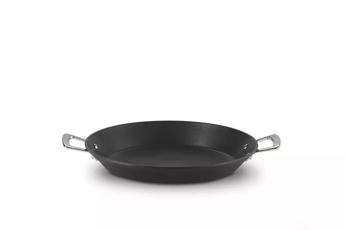 Сковорода глибока антипригарна Le Creuset Tns&Cast Alu Black, діаметр 32 см (52101320010101) - Фото nav 1