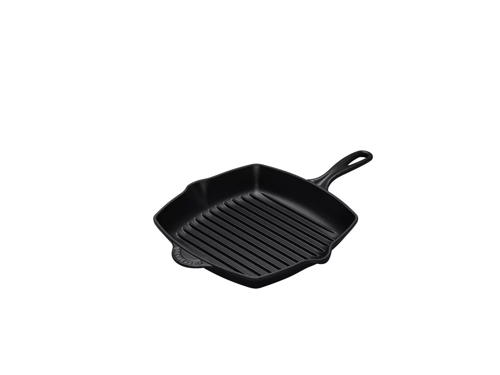 Сковорода-гриль 26 см чугунная квадратная Le Creuset Cast Iron Satin Black (20183260000422) - Фото 3
