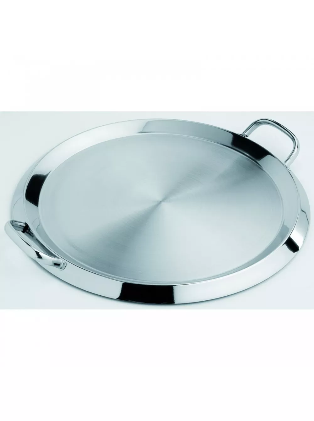Сковорода-гриль плоская с крышкой Cristel Complements Steel, диаметр 34 см (GR34KG) - Фото nav 2