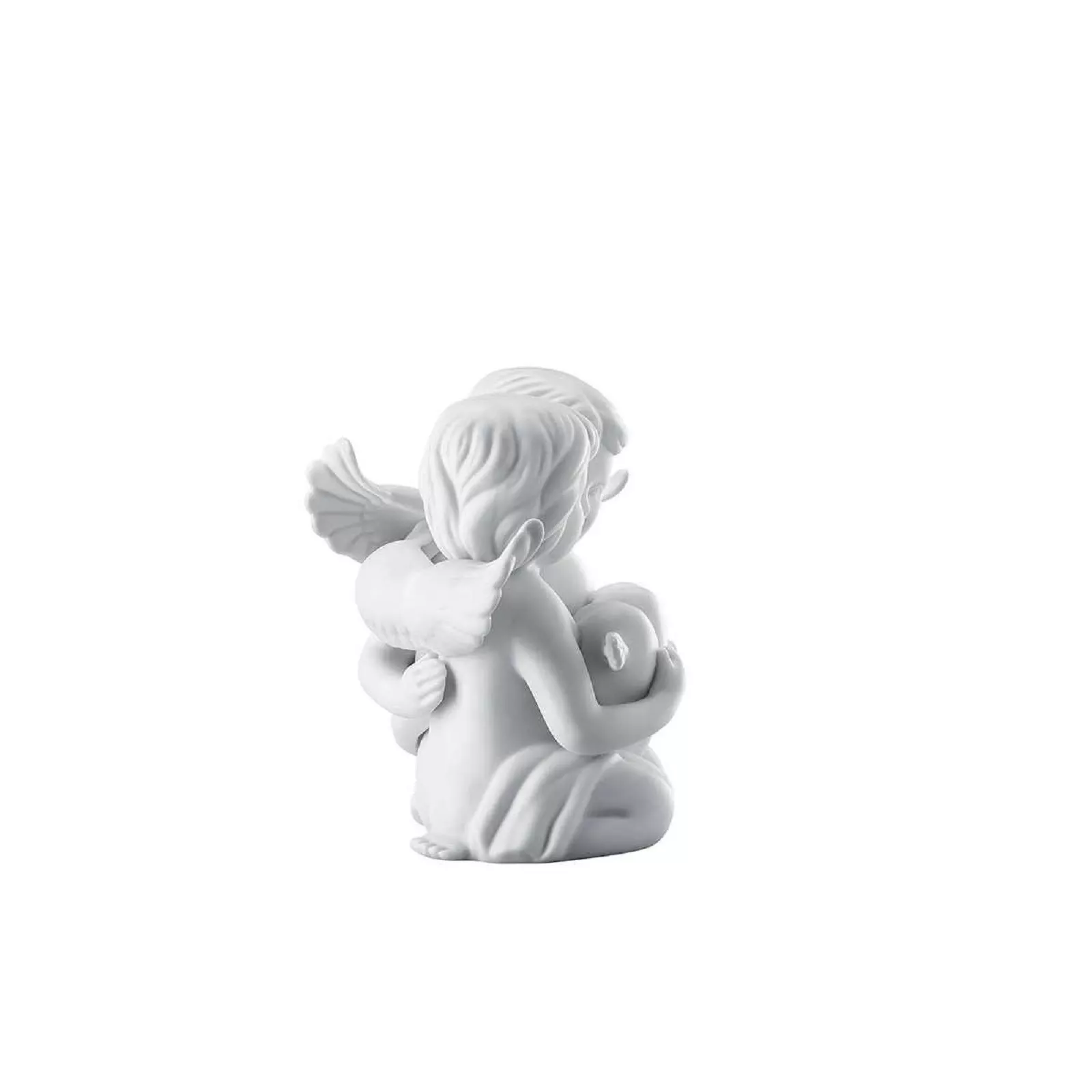 Статуетка "Пара янголів з серцем" 11 см Rosenthal Engel Gross Weiss Matt (69055-000102-90526) - Фото nav 4