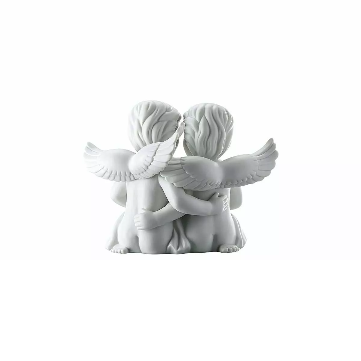 Статуэтка "Пара ангелов с сердцем" 14,5 см Rosenthal Engel Gross Weiss Matt (69056-000102-90526) - Фото nav 2